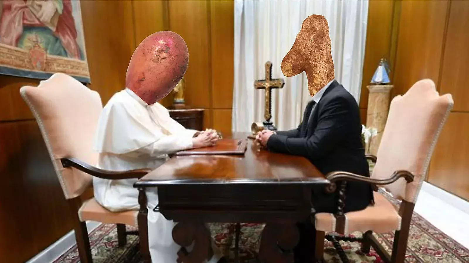 Papa y Díaz-Canel en Vaticano