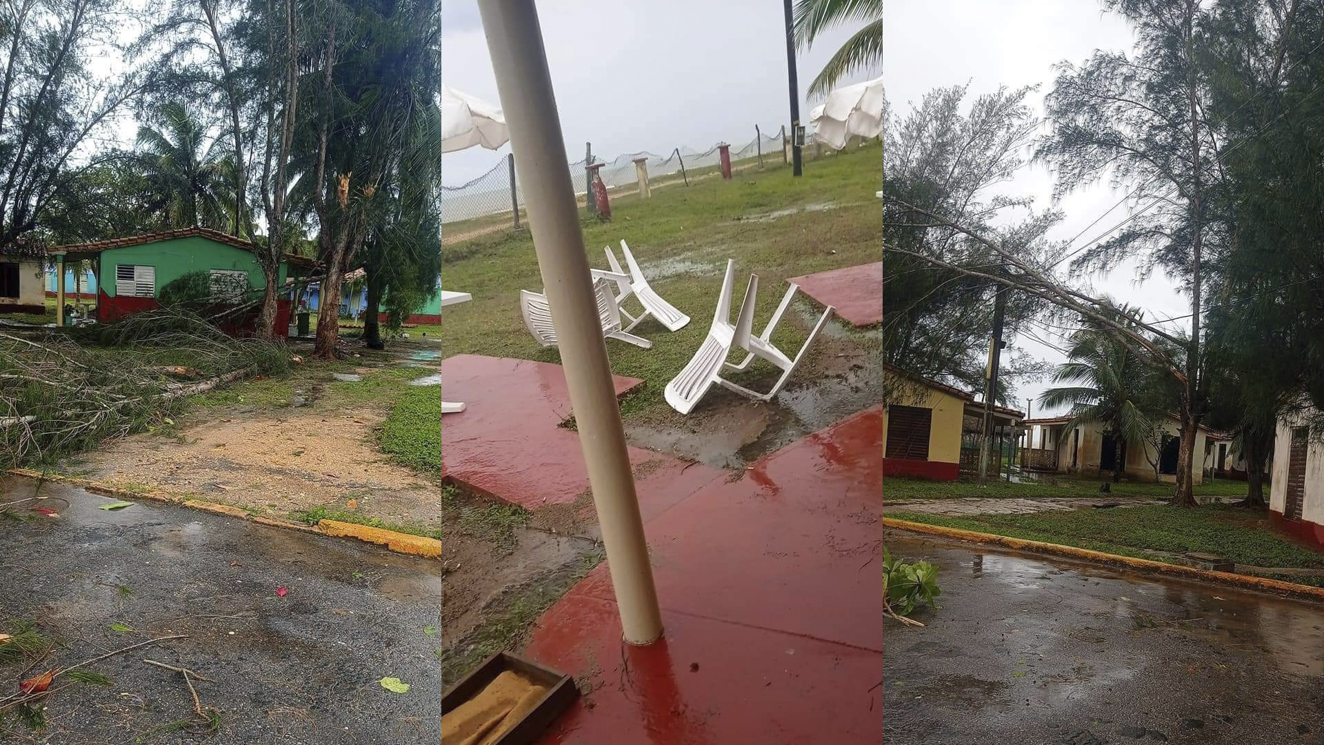 Tormenta local severa afecta instalaciones de campismo en Pinar del Río
