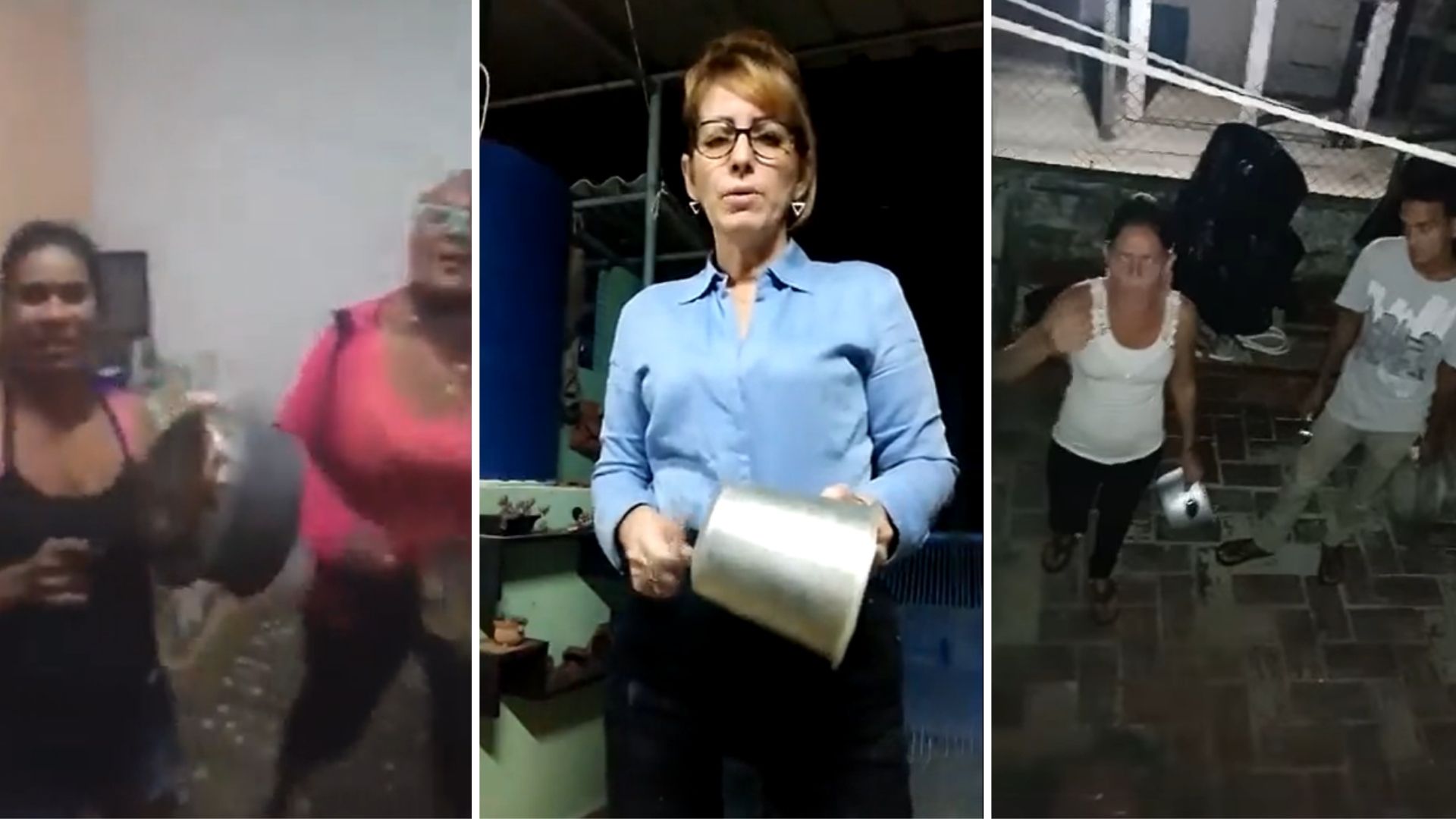 Una de las que se unió al cacerolazo es la activista cubana Bárbara Farrat, madre del menor Jonathan Torres Farrat, preso desde agosto pasado sin petición fiscal ni juicio