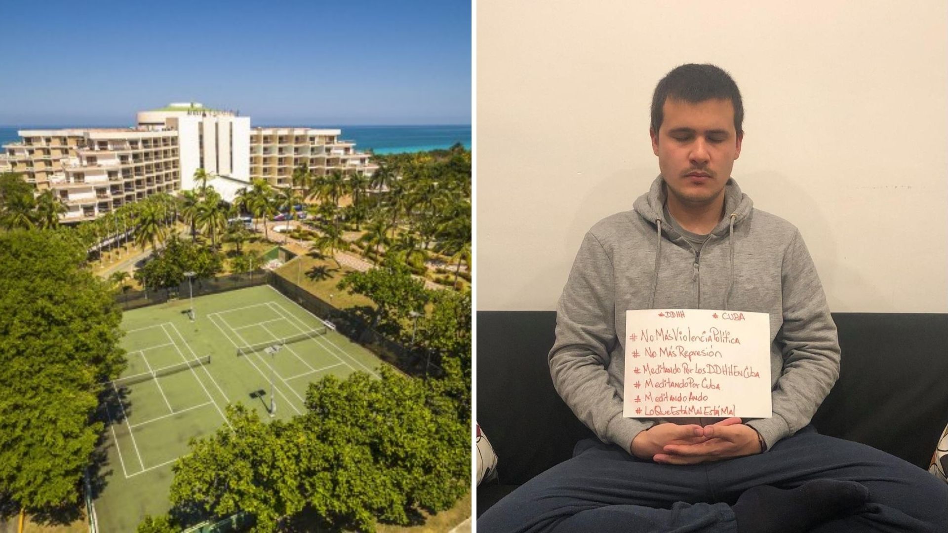 Gaitán Garmendía, de visita en la Isla, denunció que la cadena de hoteles española "colabora con la represión y el acoso en Cuba"