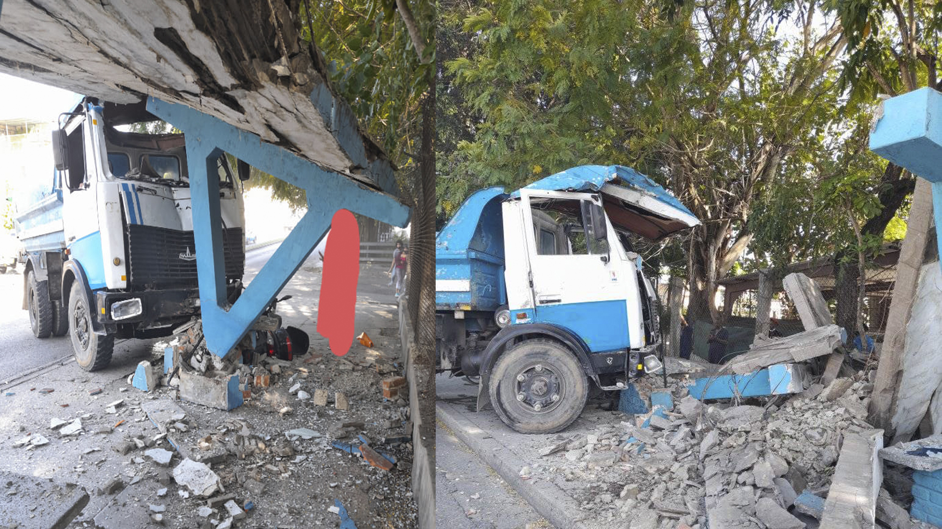 La Habana: Gran accidente entre camión, motorina y ómnibus 