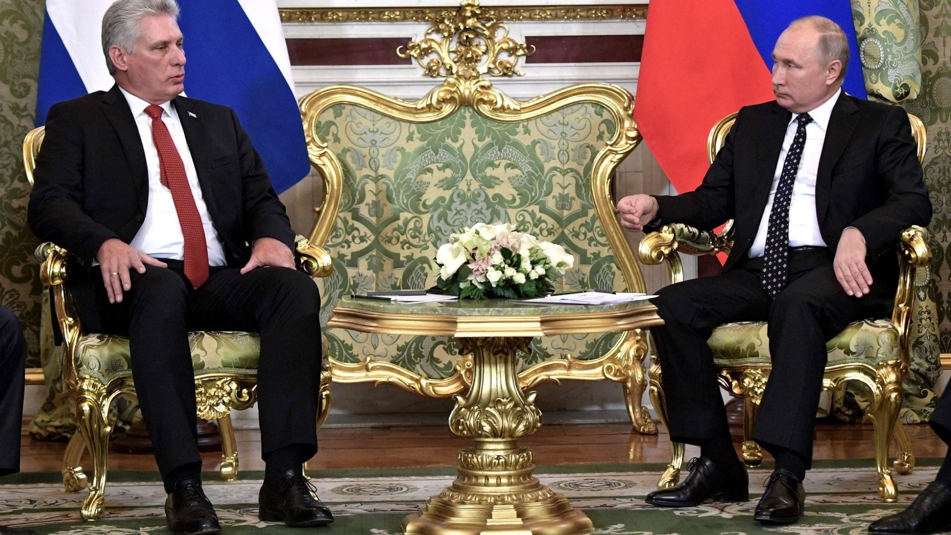 Díaz Canel y Putin en Rusia. Foto: Presidencia de Rusia