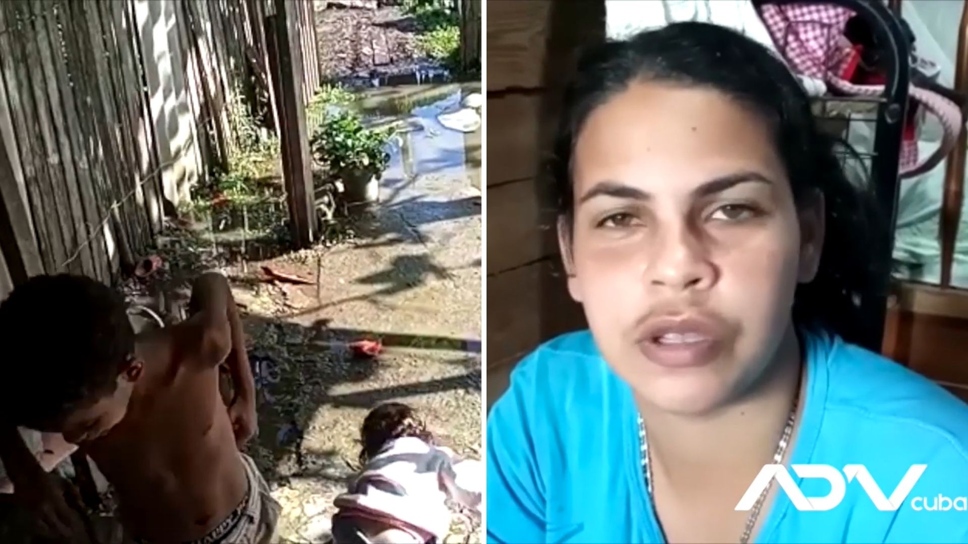 Sus hijos, de siete y dos años, padecen de asma y las inundaciones de la vivienda empeoran su estado de salud, contó Lafita Torres a ADN Cuba