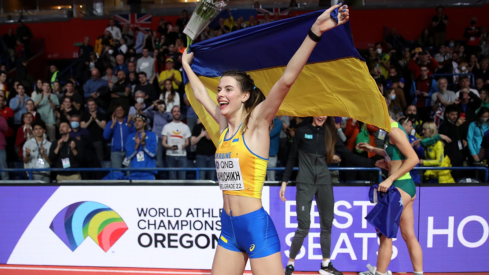 La nueva campeona de salto de altura es la ucraniana Yaroslava Mahuchikh | World Athletics