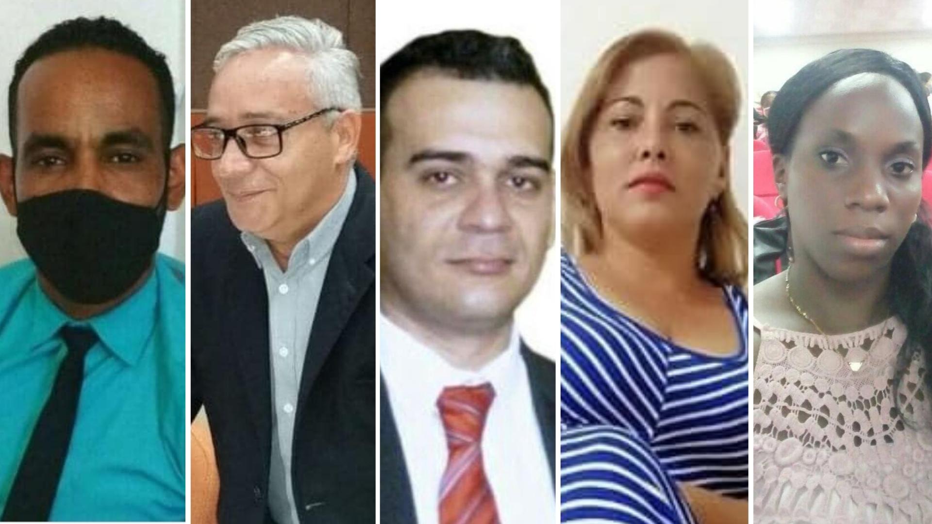 Algunos jueces y fiscales de los procesos del 11J en La Habana