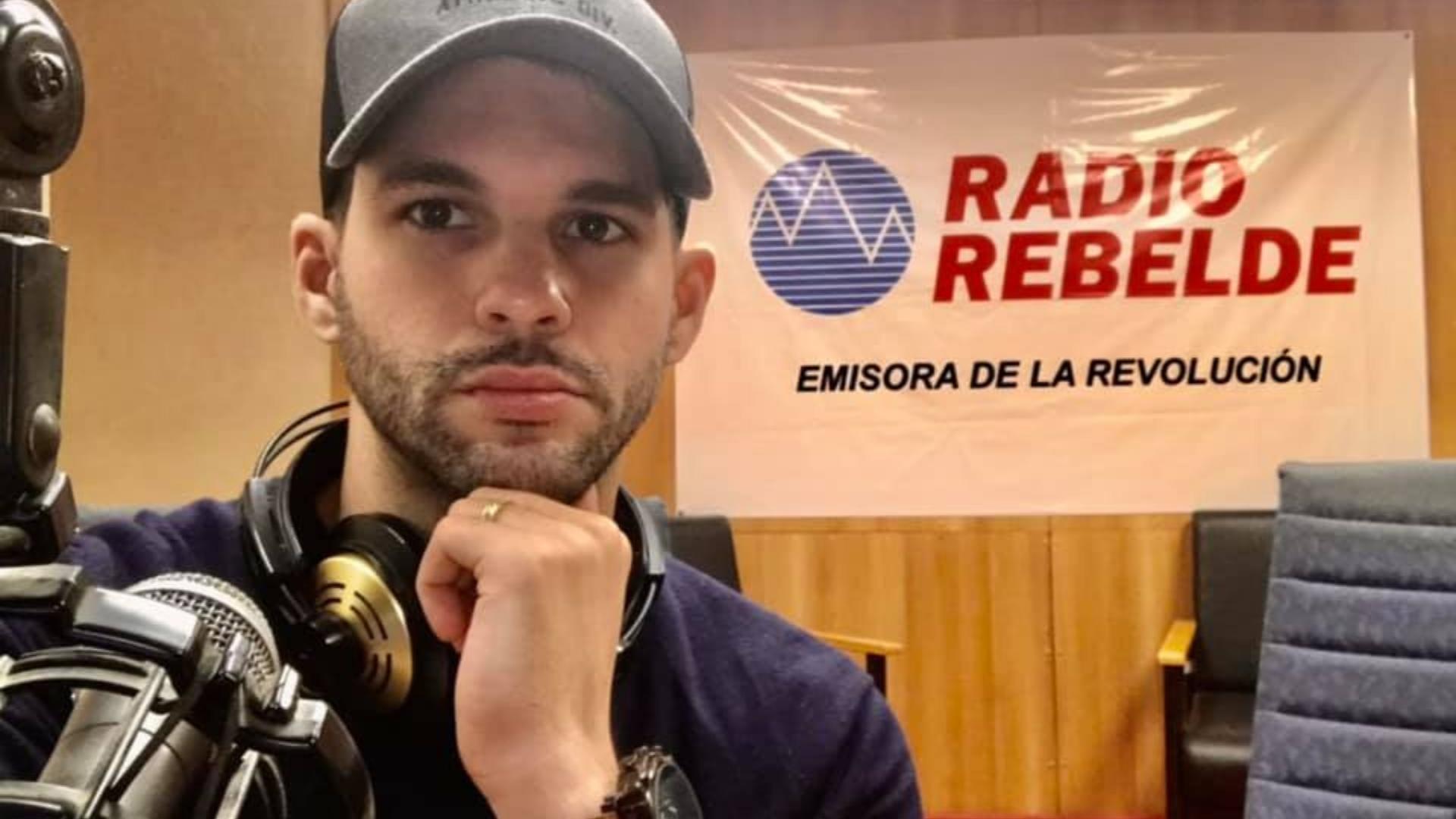 Locutor y presentador de la televisión estatal de Cuba, Alejandro Quintana Morales