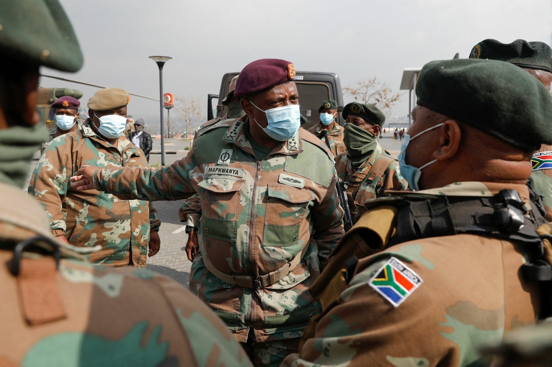 Militares sudafricanos (La Jornada)