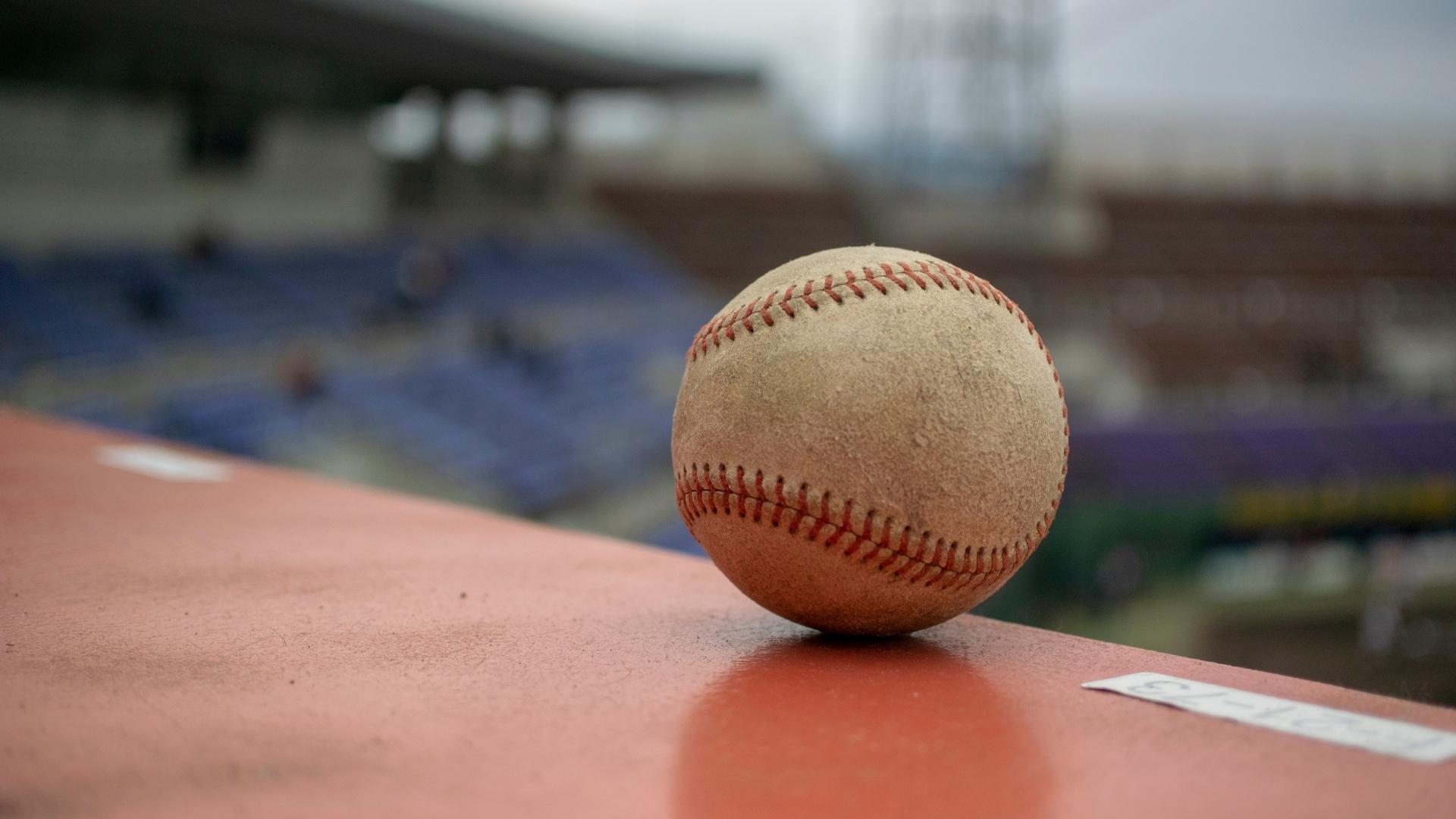 Imagen de referencia de pelota de béisbol en estadio. Foto: Shutterstock