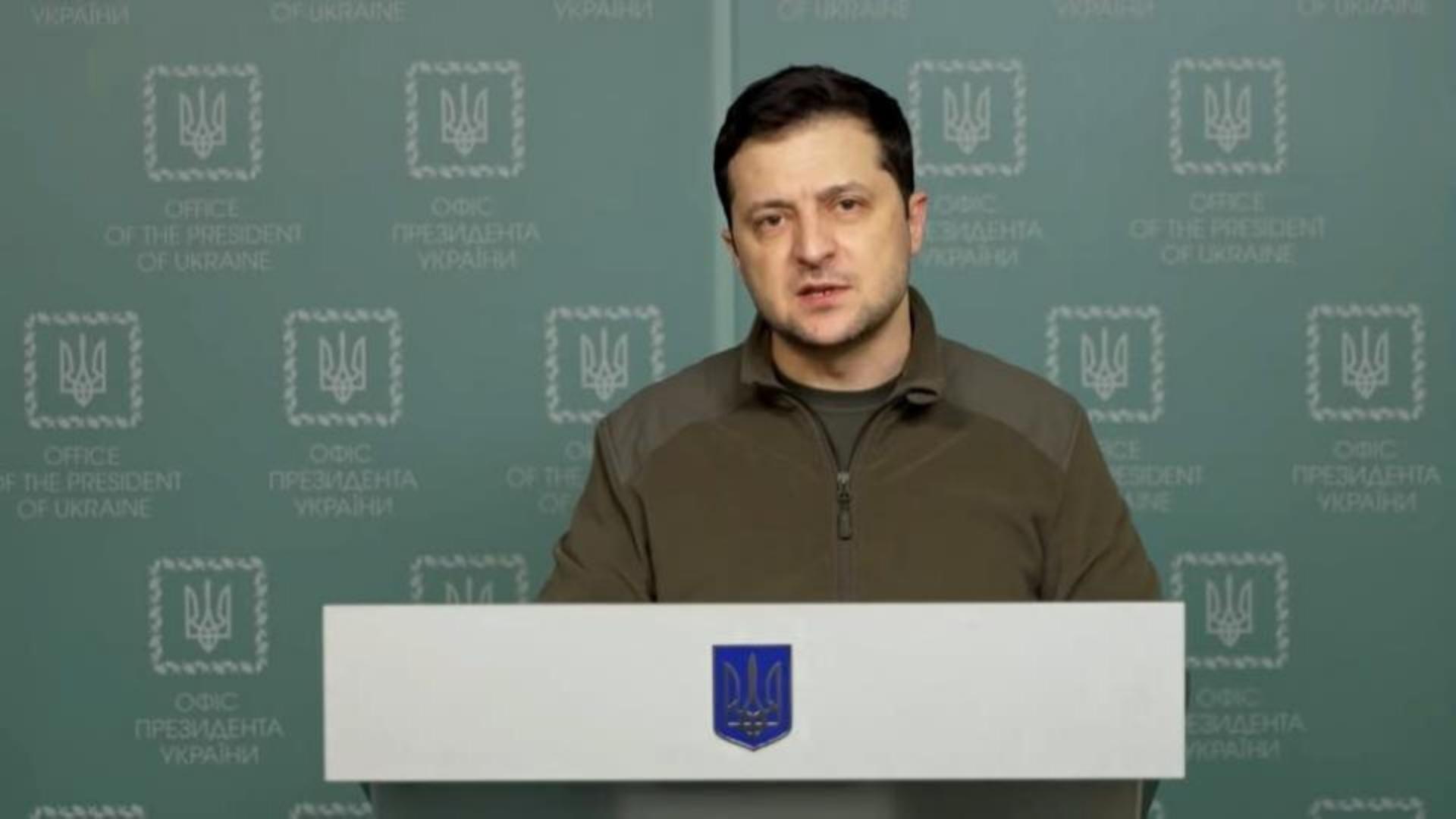 Volodímir Zelenski, presidente de Ucrania. Foto: Captura de pantalla