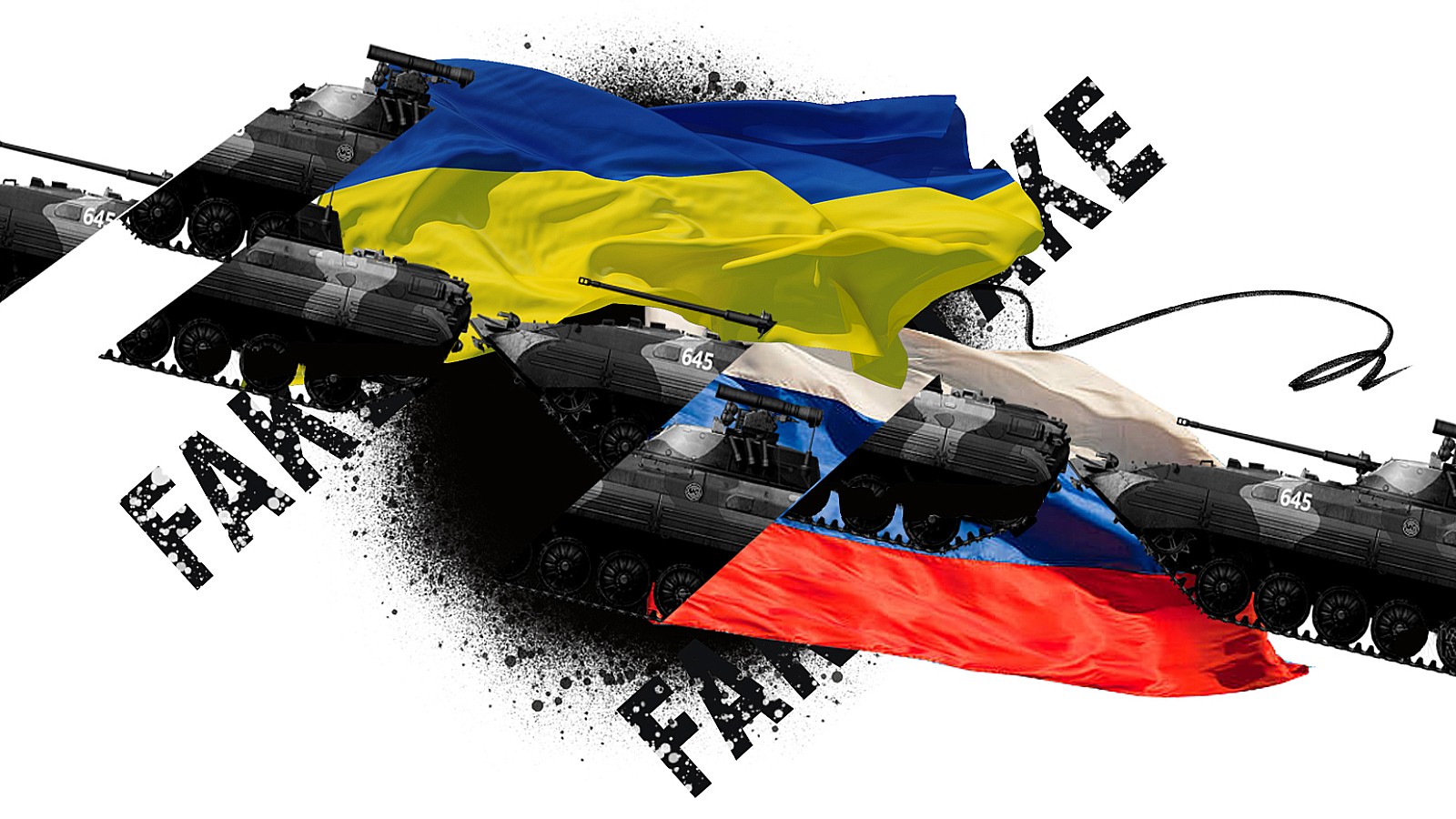 Desinformación y propagando rusa en la guerra contra Ucrania | Ilustración: Armando Tejuca