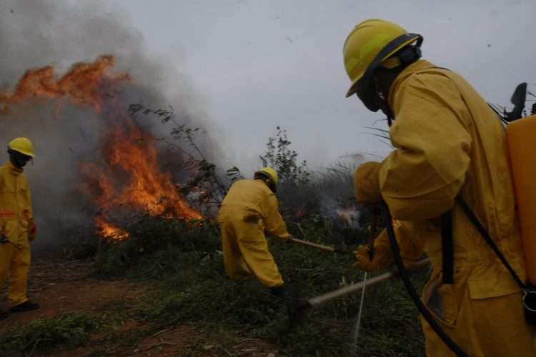 Bomberos aplacan el incendio en Pinar del Río