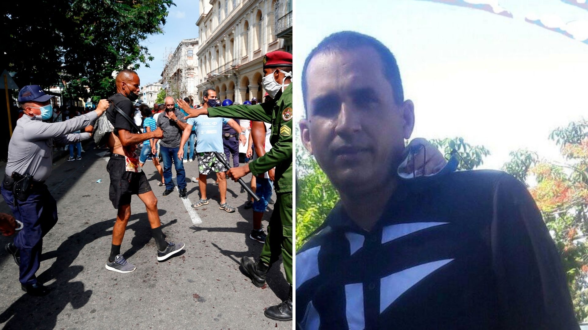 Varios de sus familiares estuvieron vinculados a las protestas del 11J en la localidad El Caney, provincia Santiago de Cuba 