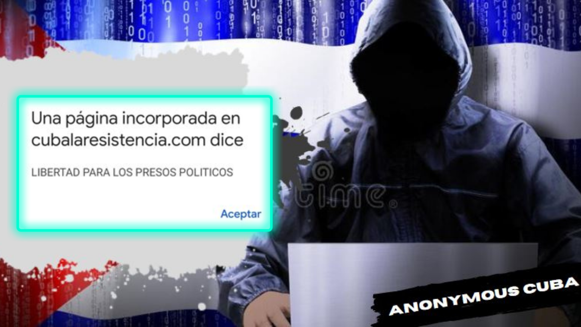 La resistencia hackea sitio web Mochila 