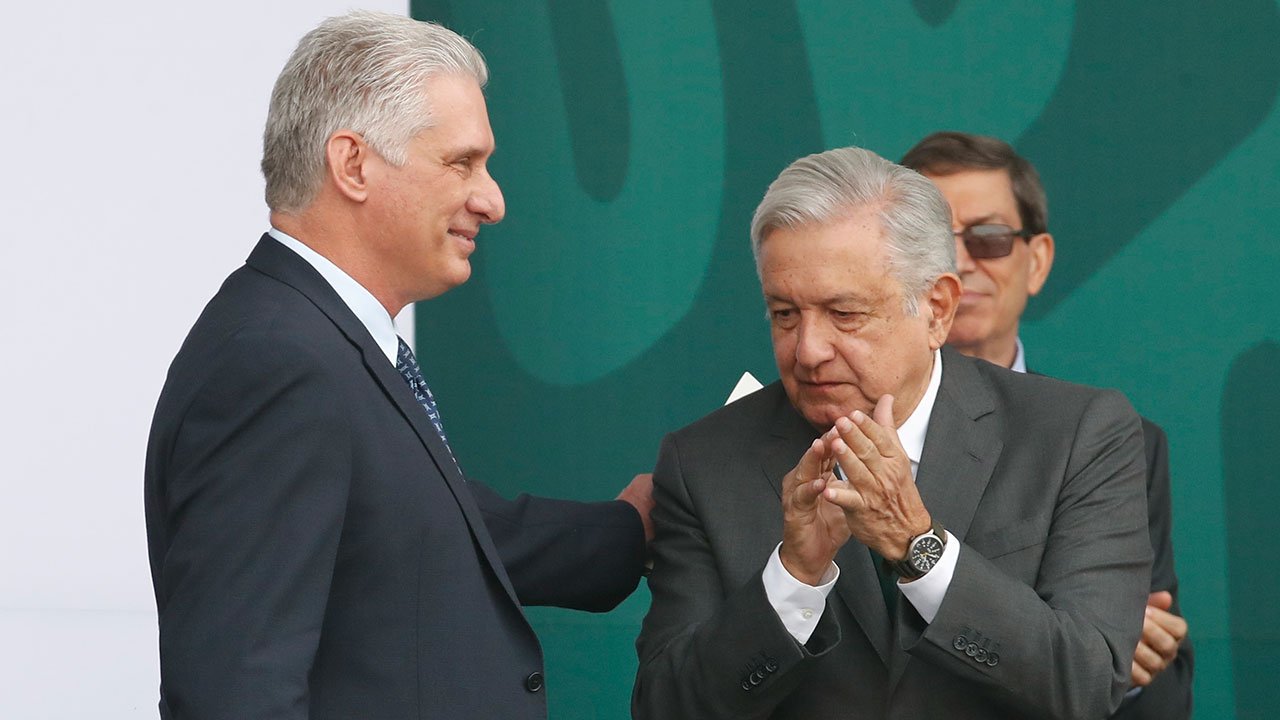 Miguel Díaz-Canel y Andrés Manuel López Obrador (Forbes México)