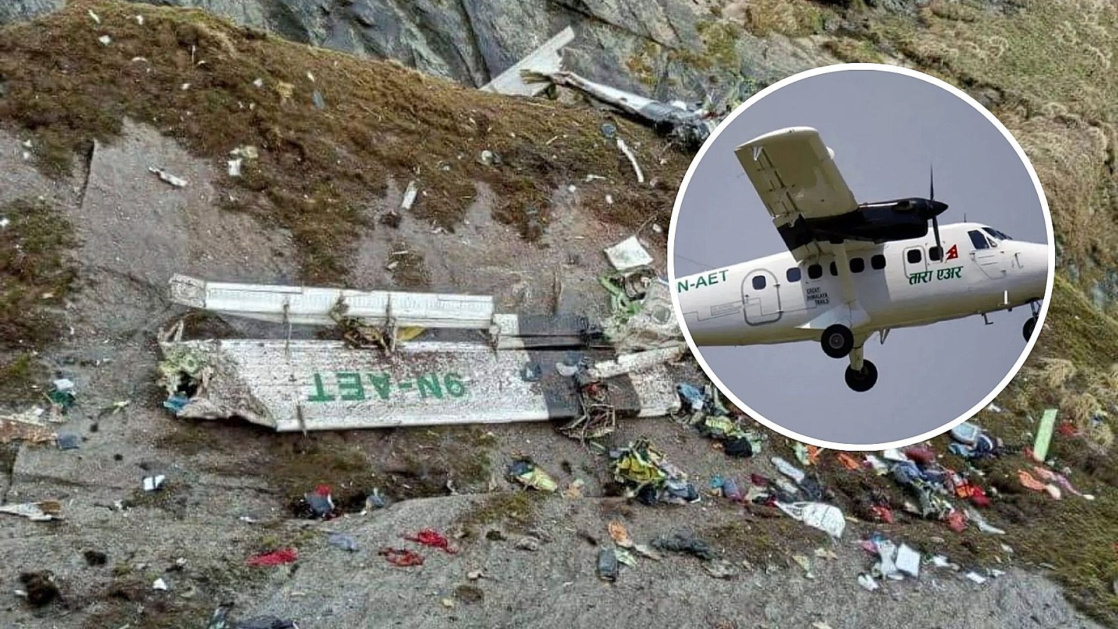 Hallan cuerpos de 21 de los 22 pasajeros a bordo de avión que se estrelló en Nepal