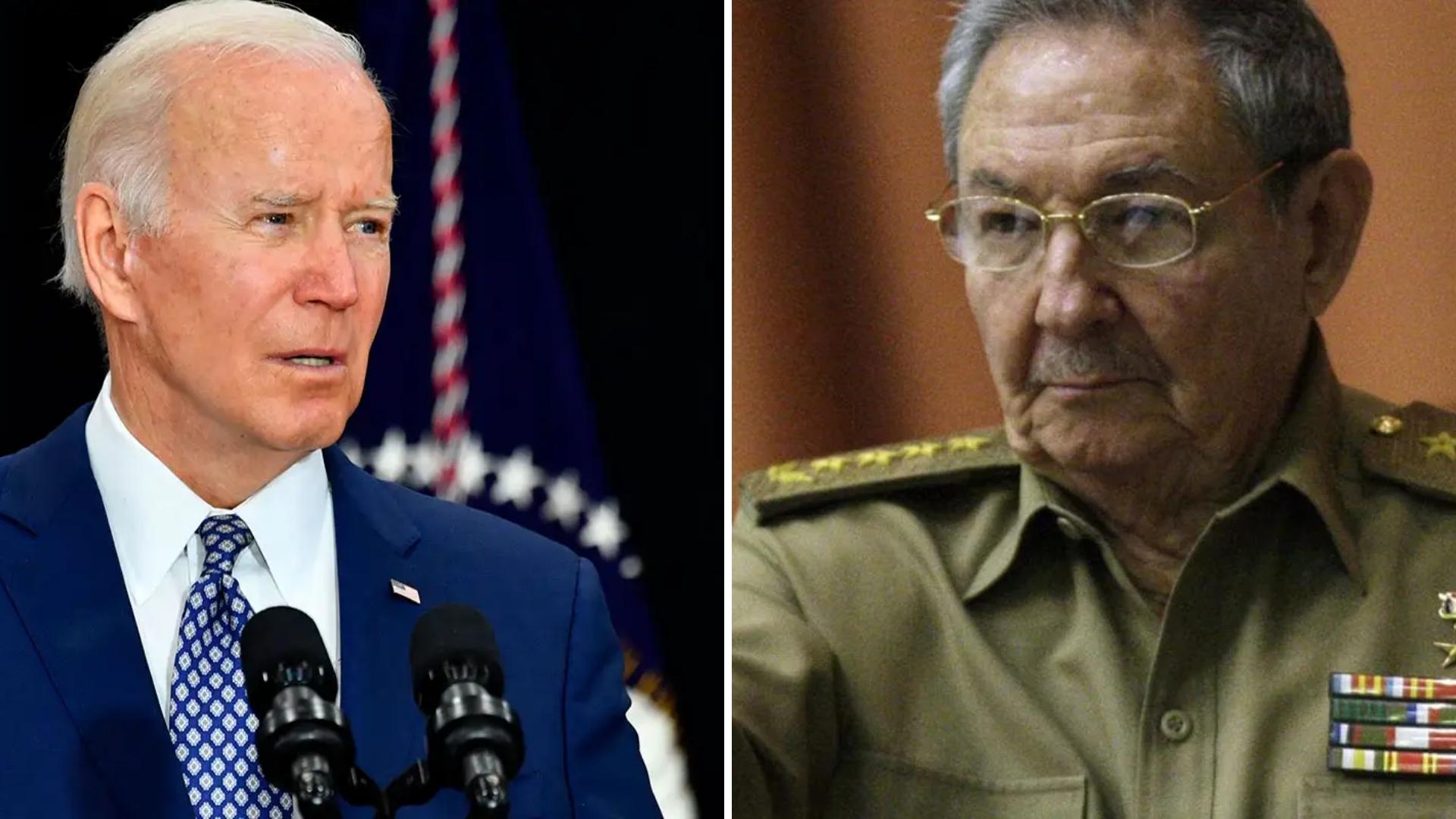 Joe Biden y Raúl Castro (Collage de ADN Cuba)
