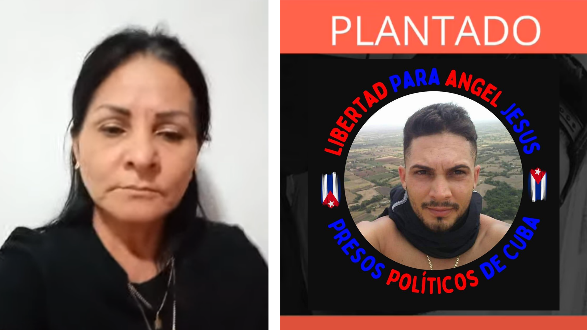 El joven Ángel Jesús Veliz Marcano: plantado en Cuba