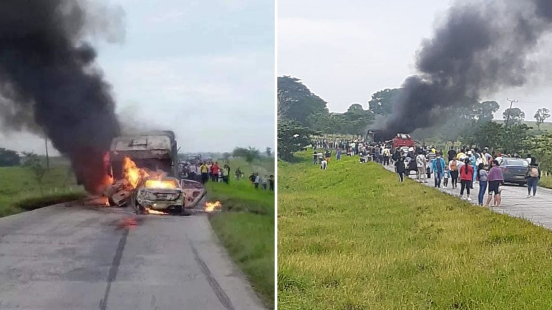 Fallecieron dos pasajeros del auto de turismo y el chófer del camión fue trasladado a la ciudad de Camagüey, al parecer sin peligro para la vida