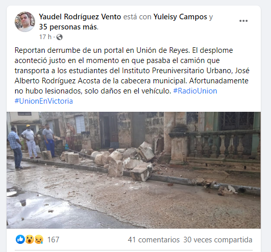 Reporte desde Unión de Reyes.