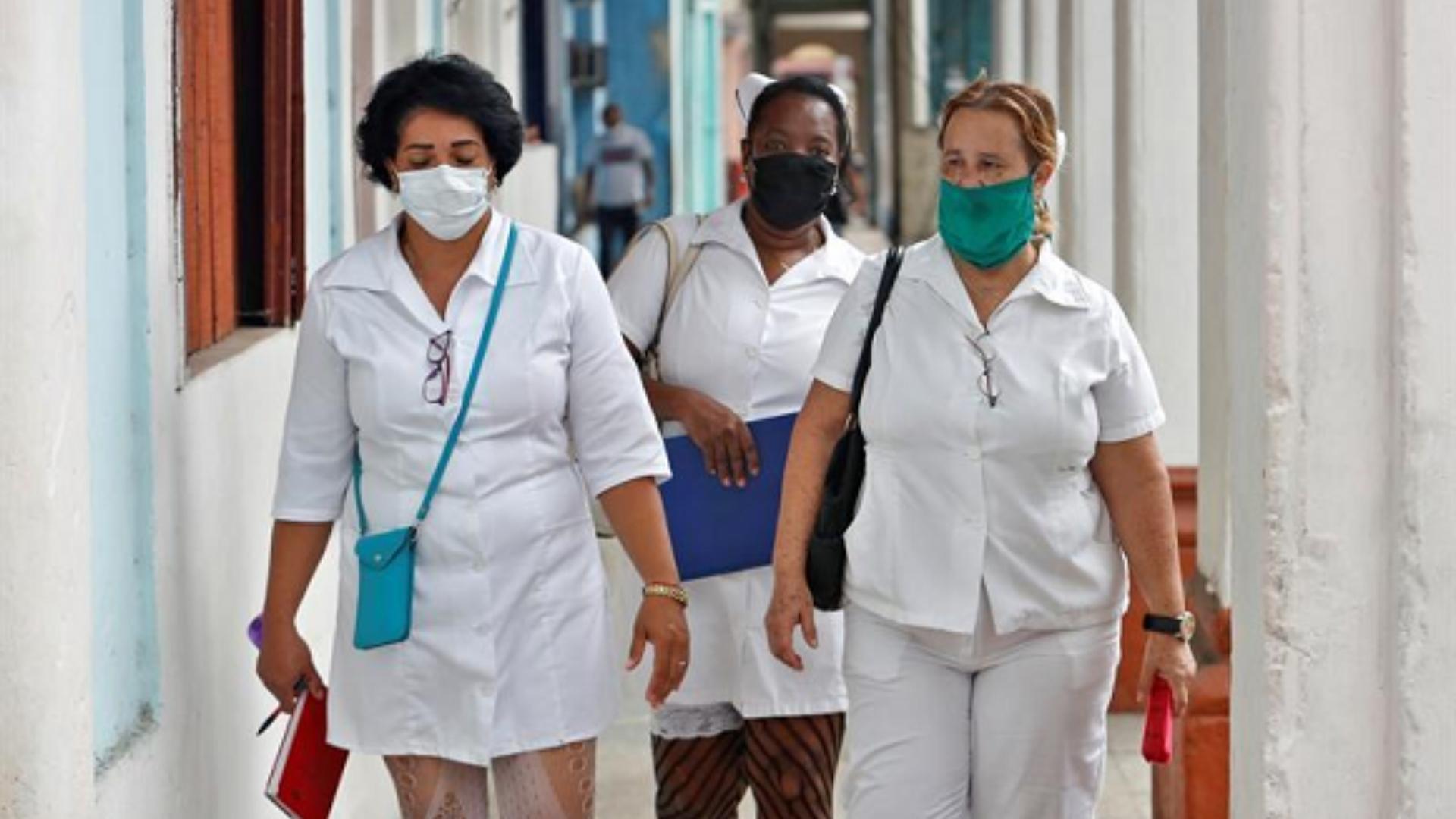 Enfermeras cubanas, imagen de referencia. Foto: Minsap