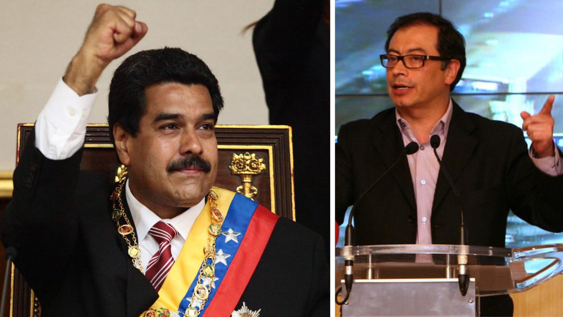 Nicolás Maduro y Gustavo Petro. Fotomontaje: ADN Cuba