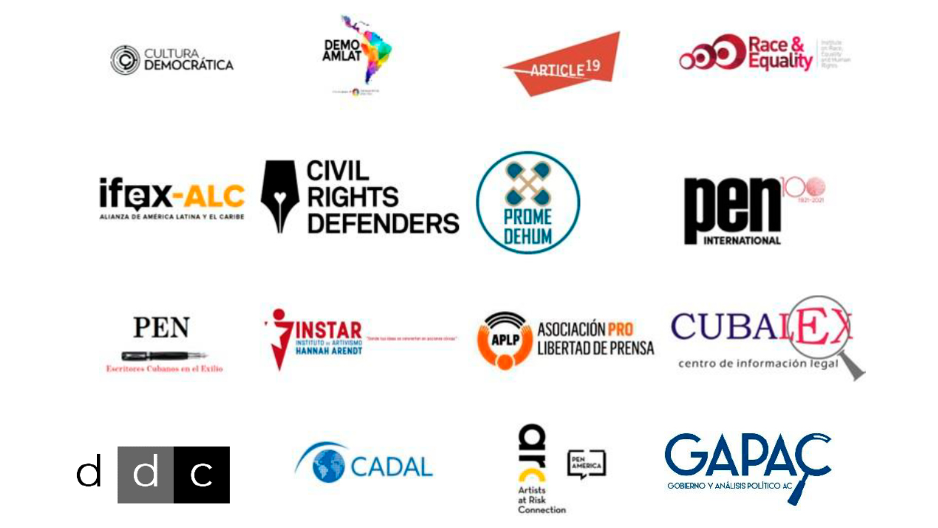 Organizaciones defensoras de los DDHH exigen libertad de Alcántara y Osorbo 