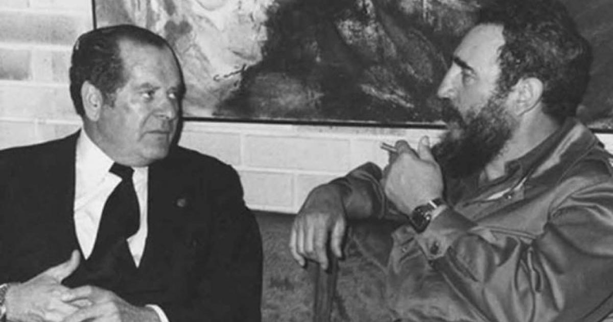 Barreiros junto a Fidel Castro en 1979 (Fundación Barreiros)