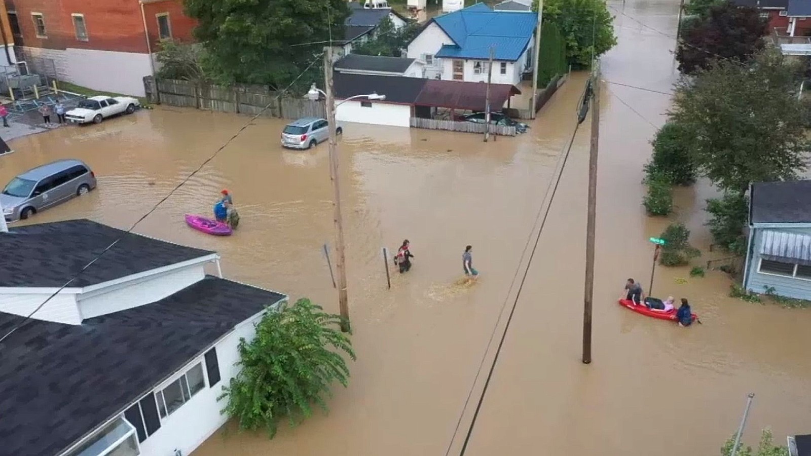 Inundaciones en Kentucky | Captura de pantalla: Telemundo 51