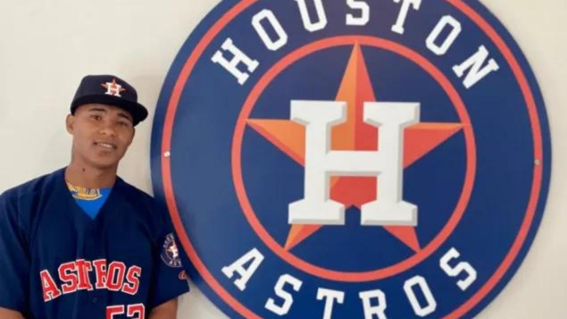 Fernando Silvera, cubano en los Astros de Houston.