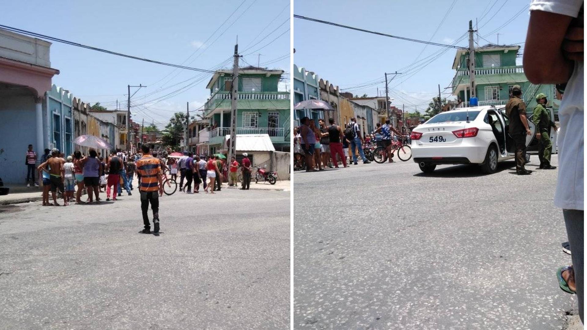 Protesta en Altamira