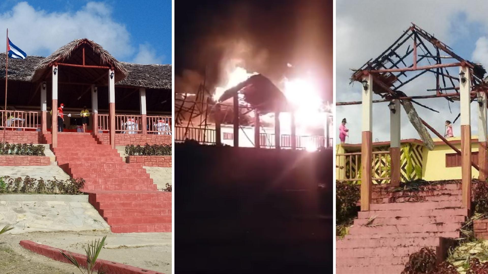 Régimen asegura que incendio en restaurante de Holguín fue intencional 