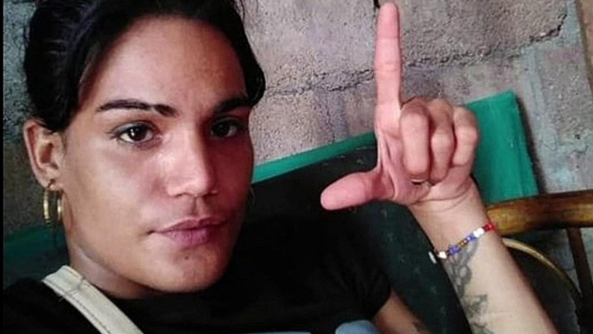 Mayelín Rodríguez, presa por manifestaciones en Nuevitas