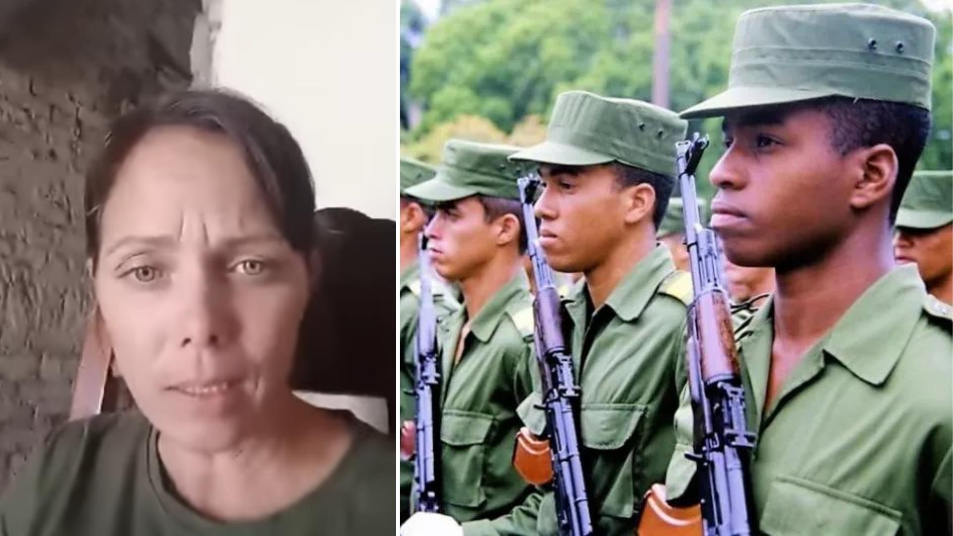 Madre cubana rechaza el  Servicio Militar
