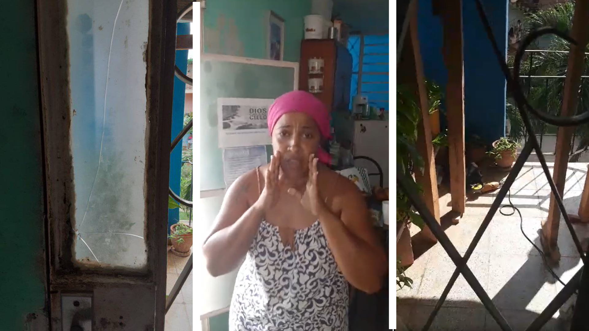 Madre cubana explota en La Lisa ante desalojo