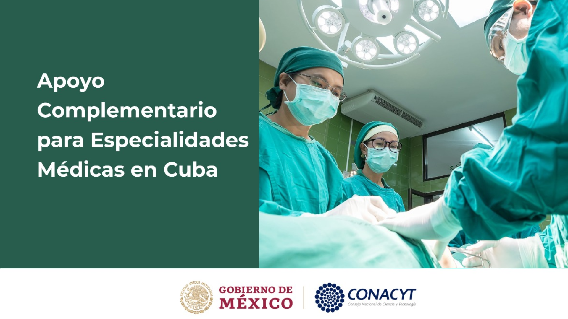 Conacyt ofrece apoyo extra a becarios de Especialidades Médicas en Cuba