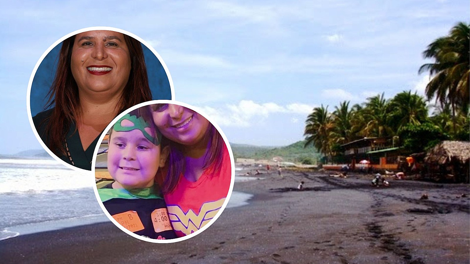 Maestra de Miami muere ahogada tras salvar a su hijo autista en una playa de El Salvador