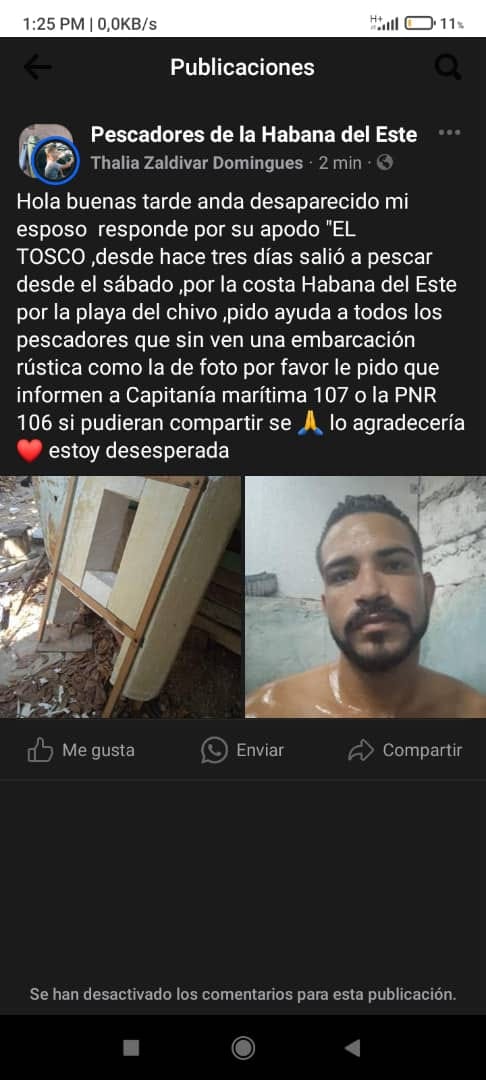 Publicación de Facebook