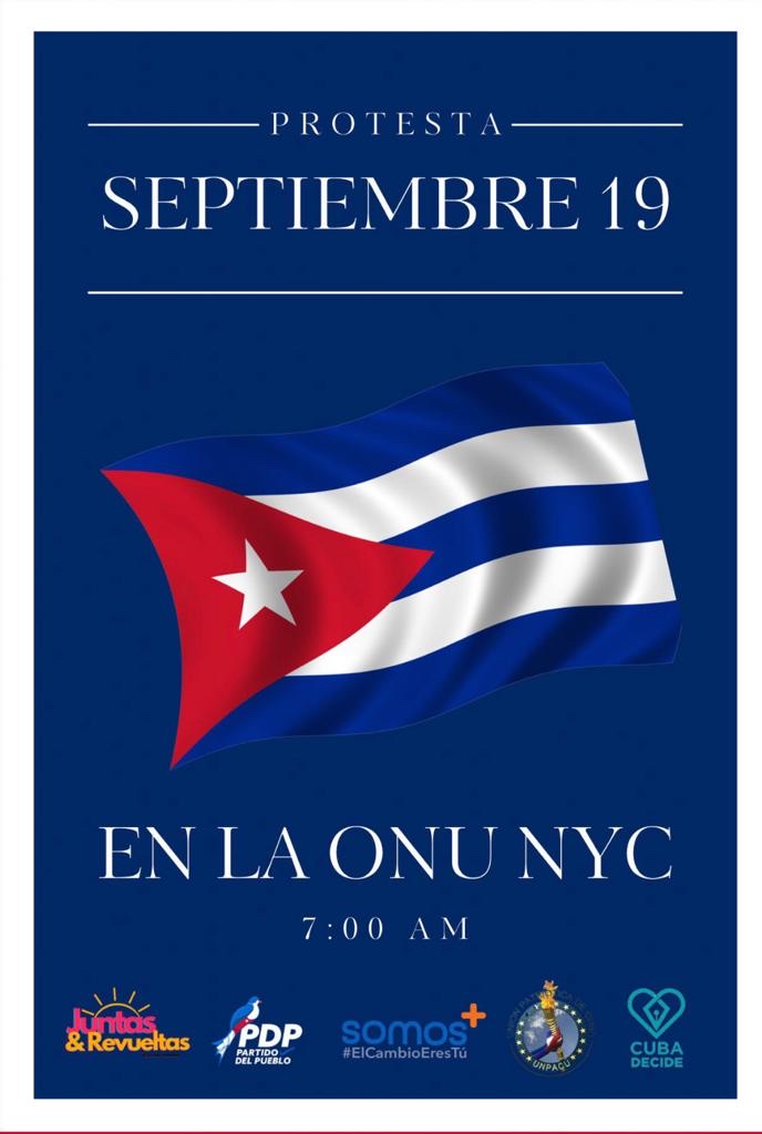 Convocatoria a protesta el 19 de septiembre
