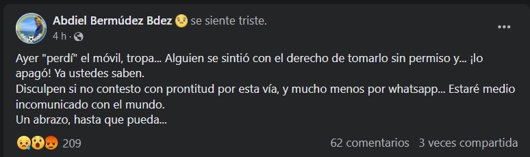 Post Abdiel bermudez