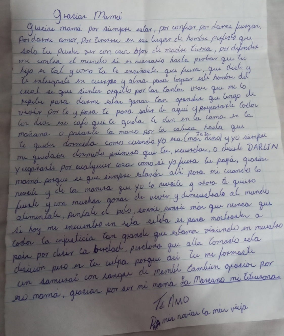 Carta de preso