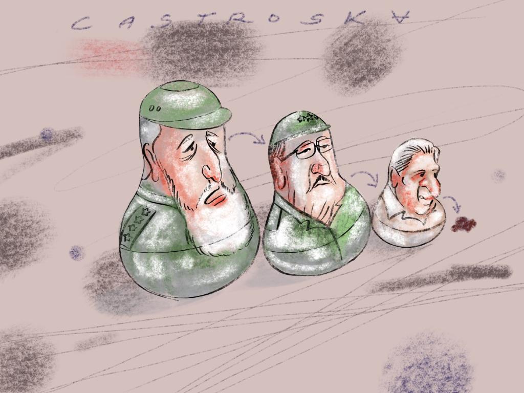 Castroska. Ilustración cortesía de Armando Tejuca.