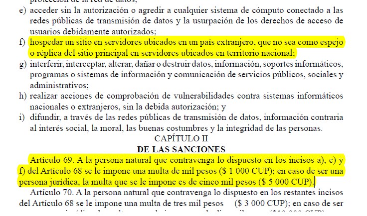 En amarillo, están señalados los dos elementos polémicos del Decreto-Ley 170.