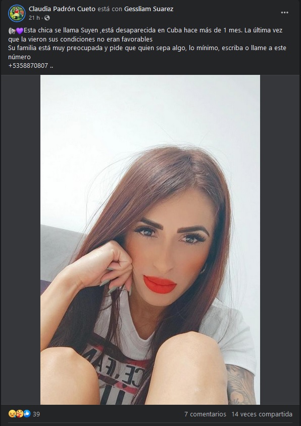 post Claudia Padrón desaparecida