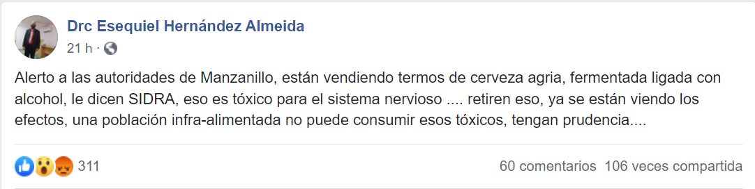 Alerta de cerveza tóxica en Cuba