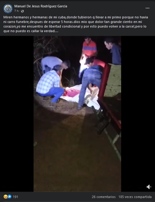 Post presunto suicidio en Pinar