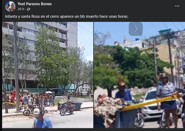 Publicación de Yoel Parsons.