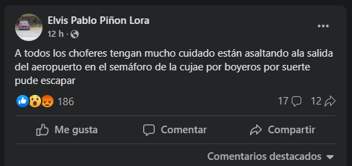 Post del chofer