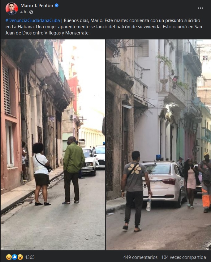 Post Pentón Suicidio