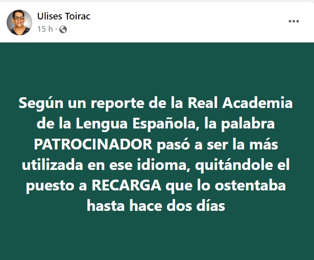 Ulises Toirac sobre los patrocinadores