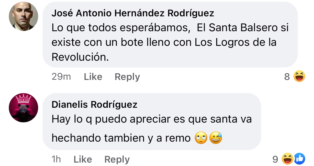 Comentarios al Santa Balsero